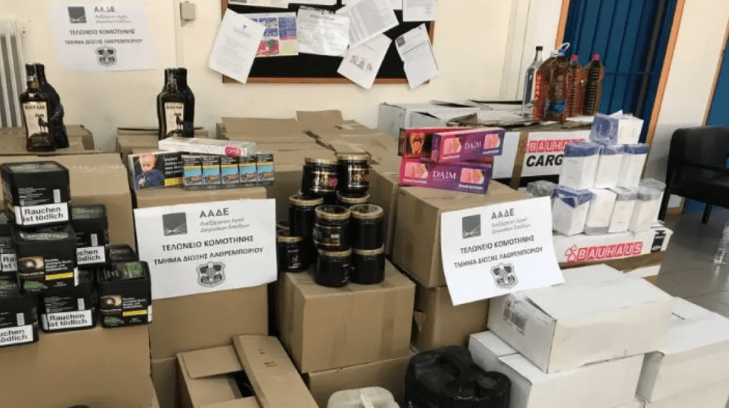 Νέο χτύπημα της ΑΑΔΕ στο λαθρεμπόριο