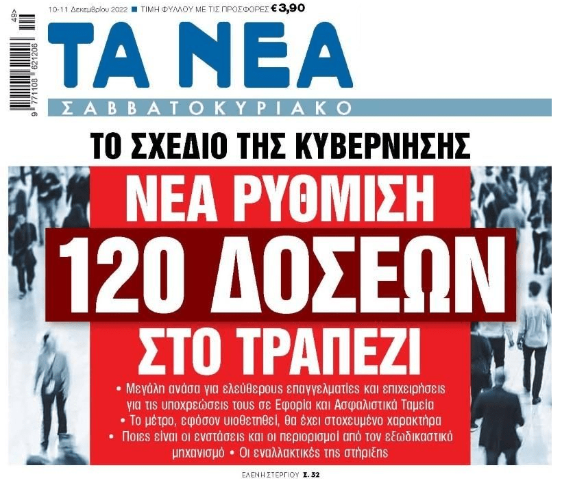 Χρέη στο Δημόσιο: Έρχονται 120 δόσεις;;