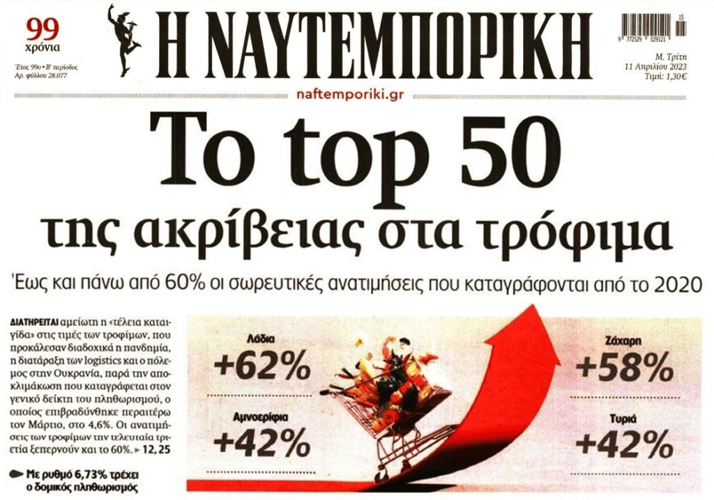 Σοκ και δέος από αυξήσεις στα τρόφιμα!