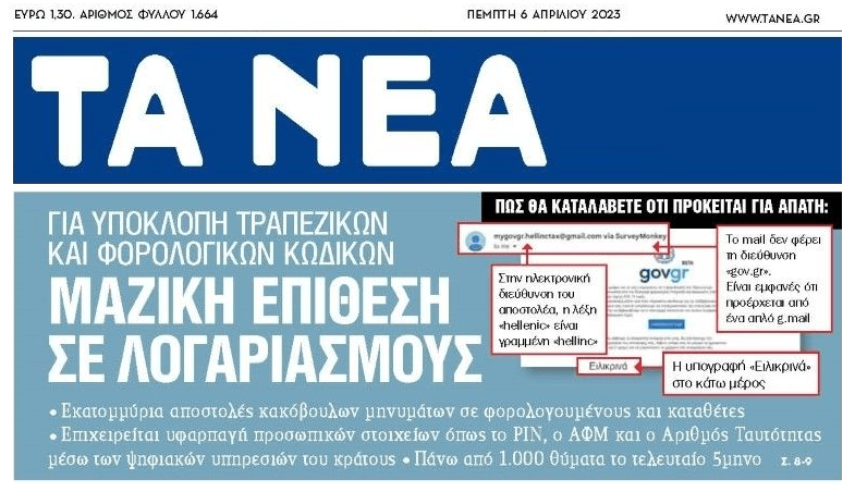 Όργιο απάτης με κακόβουλα μηνύματα