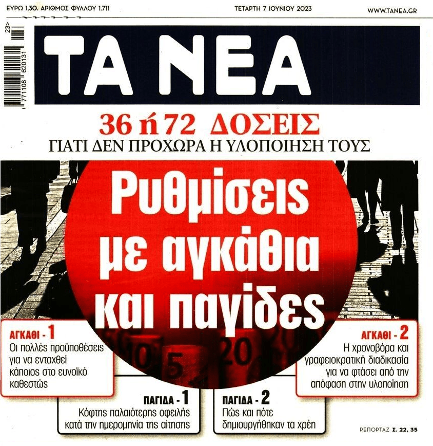 Ρυθμίσεις με αγκάθια και παγίδες