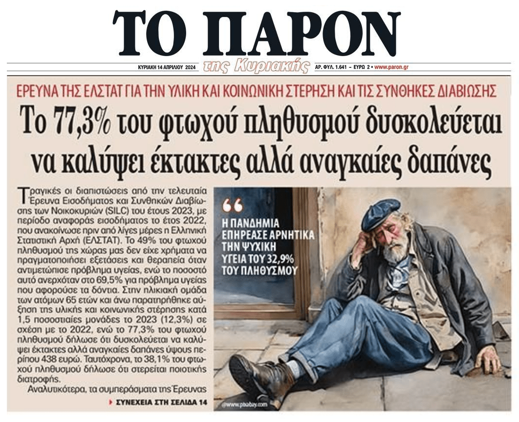 «Ζήτω η ανάπτυξη» της...φτώχειας!