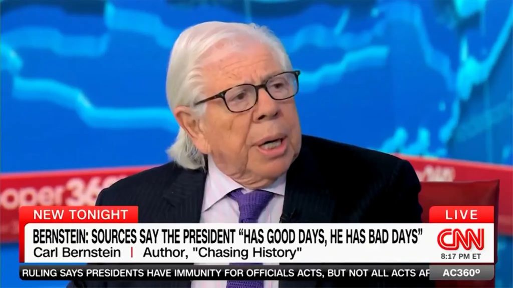 Carl Bernstein: Αυτό που είδαμε στο debate με τον Biden έχει επαναληφθεί 15-20 φορές τον τελευταίο ενάμιση χρόνο