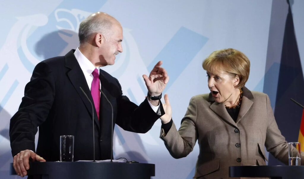 Η Μέρκελ ξεμπροστιάζει τον ΓΑΠ για το 1ο Μνημόνιο
