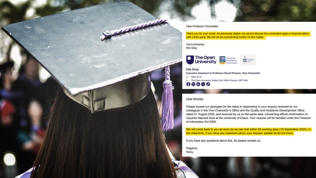 Ένοχη σιωπή από την κυβέρνηση για το ποιος κατέθεσε τις εγγυητικές για τα ιδιωτικά ΑΕΙ