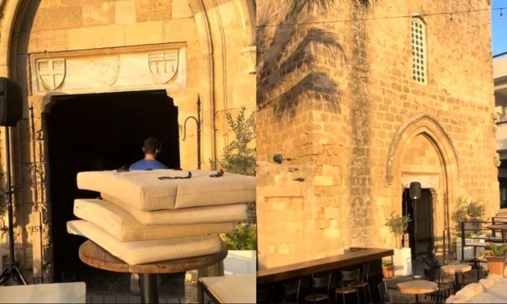 Σάλος στα social media: Εκκλησία στα Κατεχόμενα μετατράπηκε σε… καφέ μπαρ