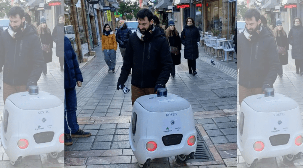 Ρομπότ-ντελιβεράς από το Πανεπιστήμιο Αιγαίου…