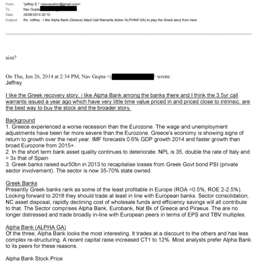 «Ελ Ντοράντο» για τον διεφθαρμένο χρηματιστή Epstein η Ελλάδα