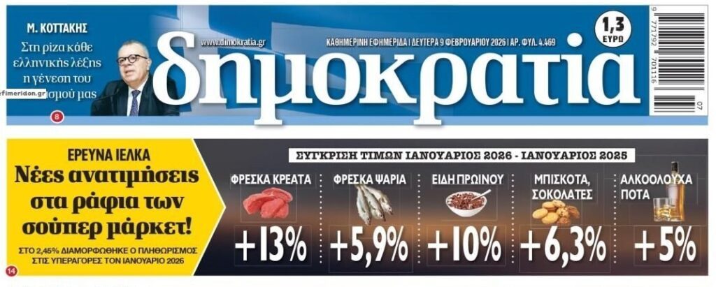 Συνεχίζονται οι ανατιμήσεις. Δεν πάει άλλο λένε τα νοικοκυριά!