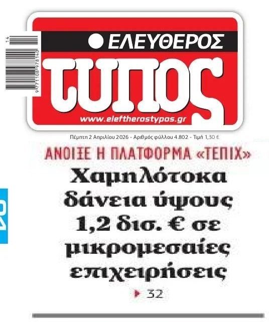 Άνοιξε η πλατφόρμα για χαμηλότοκα δάνεια σε επιχειρήσεις