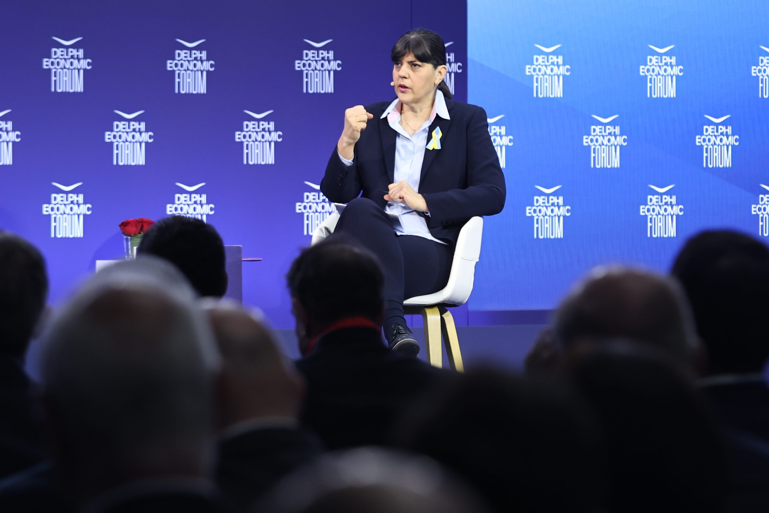 Λάουρα Κοβέσι από τους Δελφούς: «Συμφωνώ με την ελληνική κυβέρνηση για την επιτάχυνση των δικογραφιών»