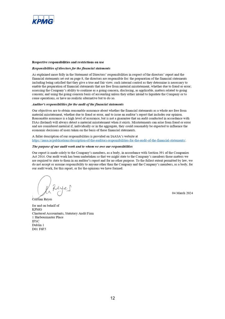 ΠΑΡΑΡΤΗΜΑ Γ Frontier Issuer DAC Annual Report and Audited Financial Statements 31.12.2021.pdf page 0014