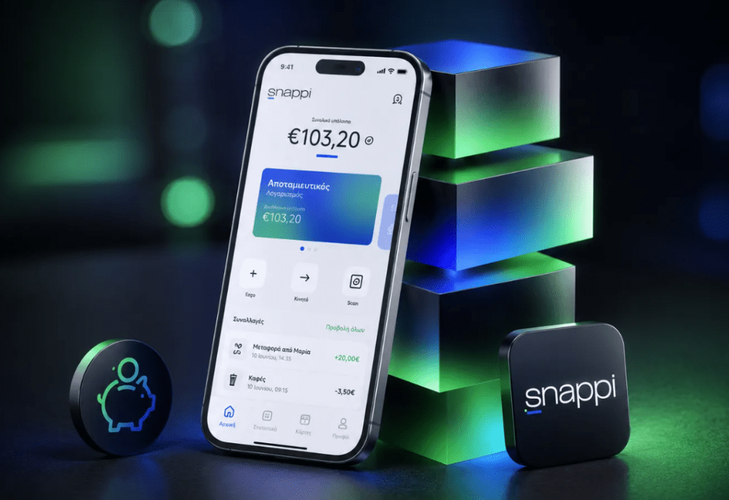 Snappi: Κλιμακωτή απόδοση έως 2,25% στους νέους αποταμιευτικούς λογαριασμούς