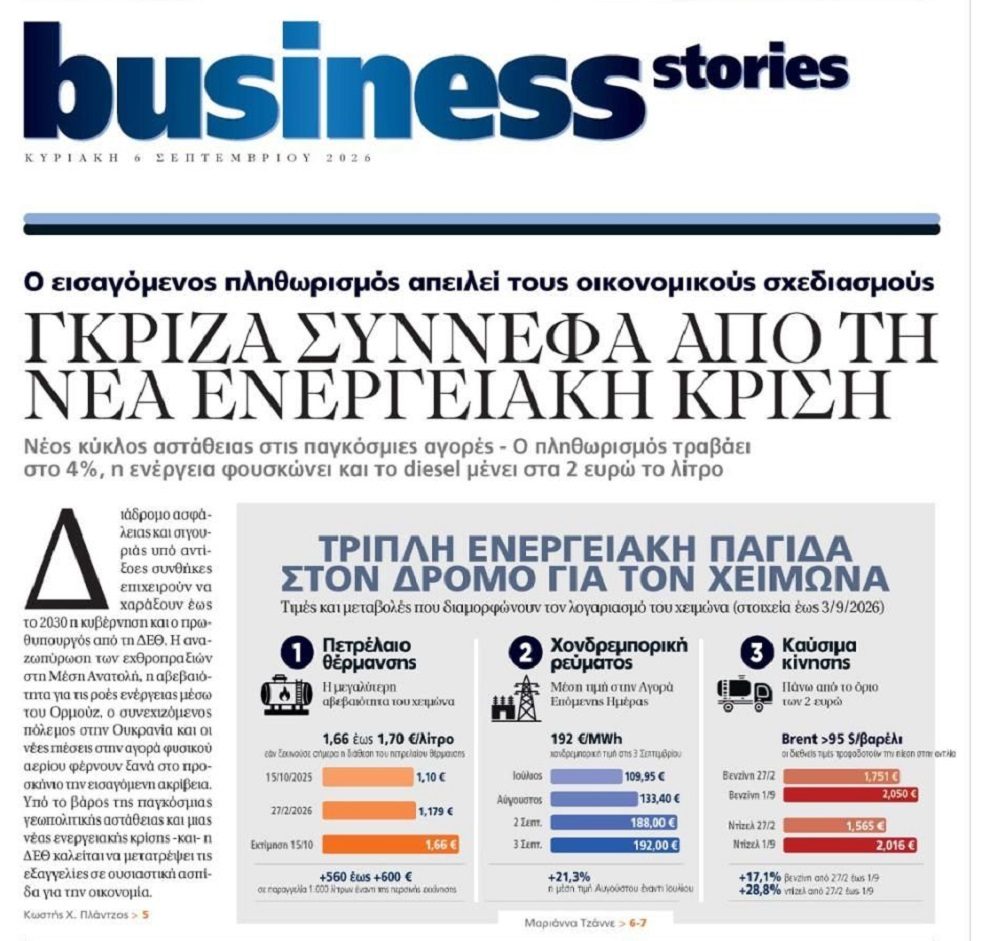 Φέρνει κλάμα…η νέα ενεργειακή κρίση!