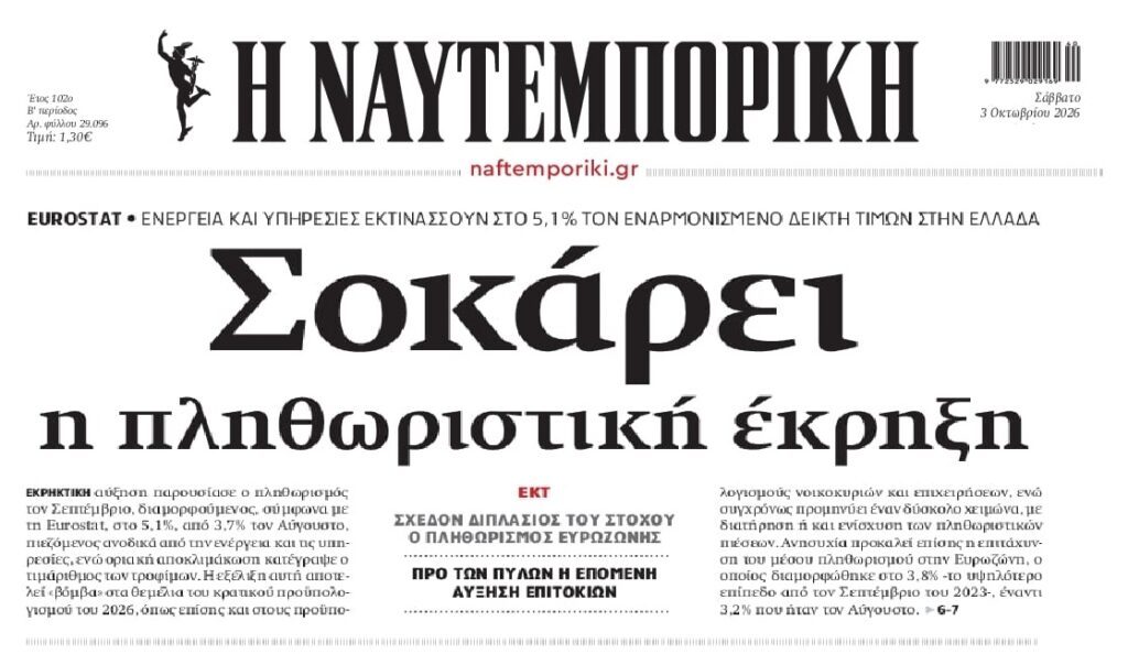 Πληθωριστικό σοκ για τα νοικοκυριά! Δεν πάει άλλο αυτή η κατάσταση!